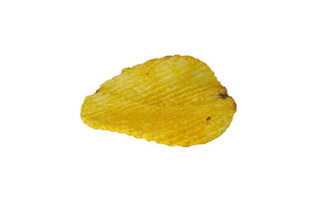 Potatoes are cut into thin strips and deep fried.の写真素材