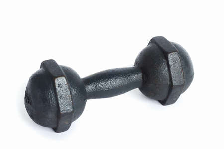 Dumbbell isolated white backgroundの写真素材