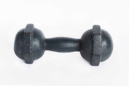 Dumbbell isolated white backgroundの写真素材