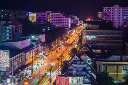ChaingMai city lightのeditorial素材