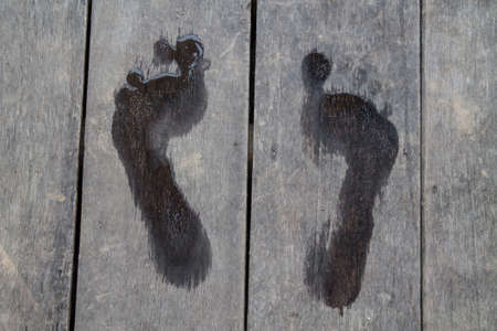 footprintの写真素材