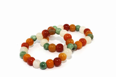 lucky Stone isolated in white の写真素材