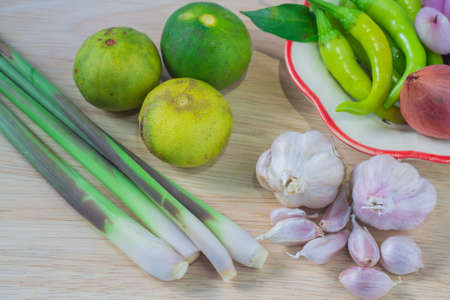Garnish soup dishes Thailandの写真素材