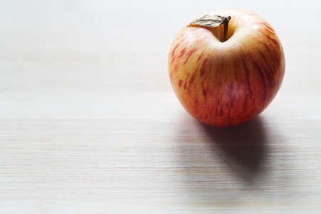 Apple first put on the table.の写真素材