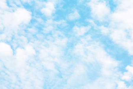 clouds in the blue sky