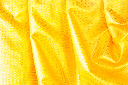Gold cloth texture backgroundの写真素材