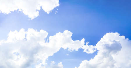 Blue sky with clouds background