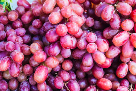 Grapes are stains the sale in the market.