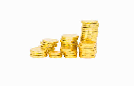 Money isolated white background