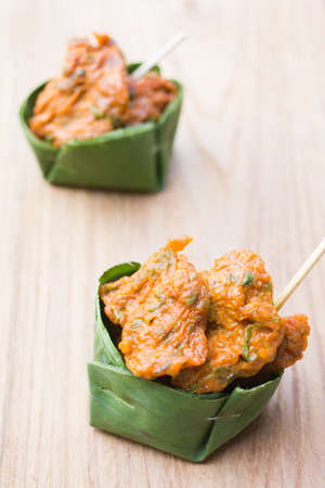 fried fish-paste ballsの写真素材