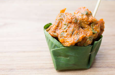 fried fish-paste ballsの写真素材