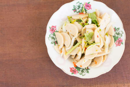 Pork Sausage Saladの写真素材