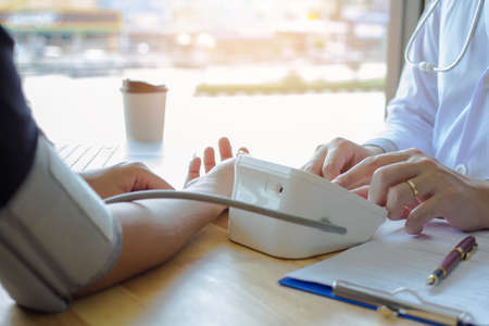 Blood Pressure Monitors with Blood Pressure Monitors, Hospital Cancer Patientsの写真素材