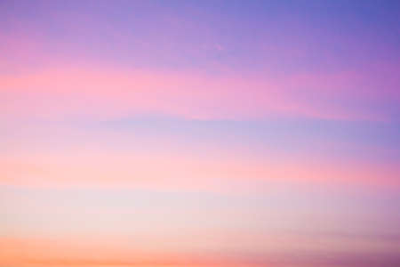 Twilight sky with cloud at sunset Abstract background