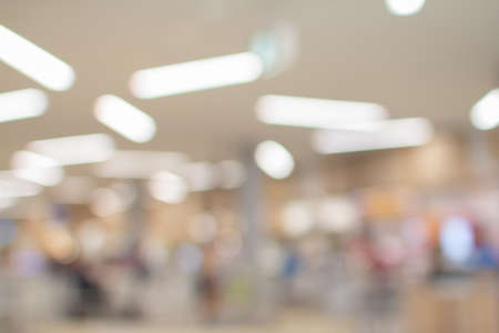 Blur shopping mall. vacation