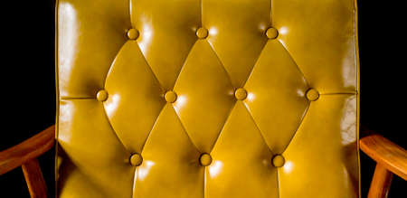 Empty yellow sofa luxury interior home decorの写真素材