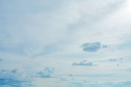 Blue sky and clouds in the weather day outdoor nature environment abstract background