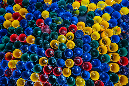 Colored glassの写真素材