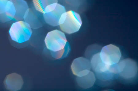 Background with reflexions on a dark blue backgroundの写真素材