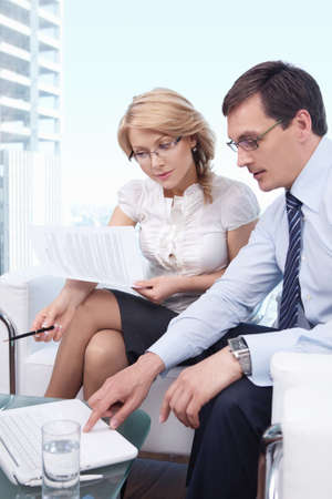 People working in the officeの写真素材