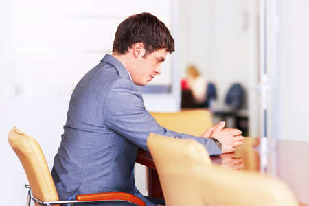 Businessman in the officeの写真素材