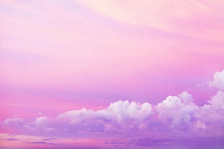 Beautiful bright sky with clouds