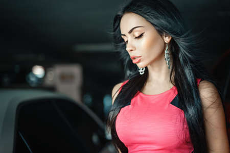 Portrait of a young beautiful girl