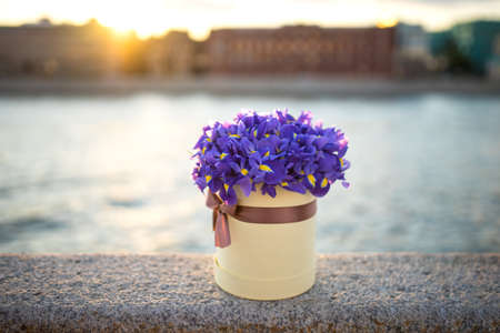 Bouquet of flowers outdoorsの写真素材