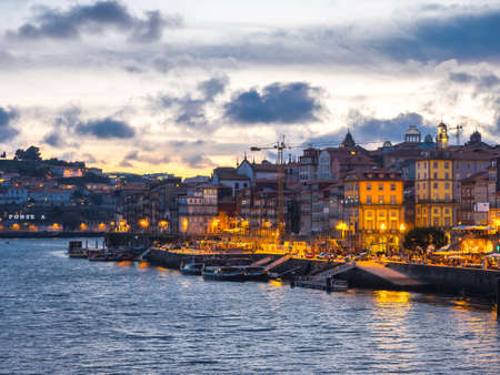City of Porto at dusk
