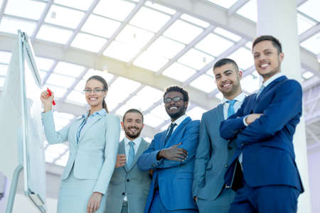 Business people at a meeting in officeの写真素材