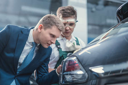 Professional people working in serviceの写真素材