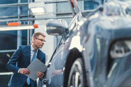 Young manager in serviceの写真素材