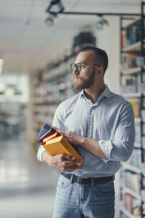 Young student with a booksの写真素材