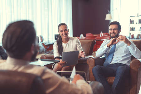 Business people meeting in officeの写真素材