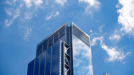 Office building against the sky, NYC
