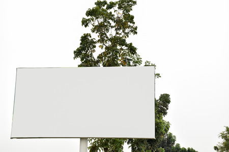 billboard blank for outdoor advertising posterの写真素材