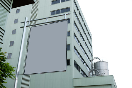 billboard blank for outdoor advertising posterの写真素材