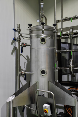 Beer factory Brewing machineryの写真素材