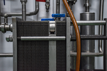 Beer factory Brewing machineryの写真素材