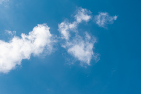 blue sky with cloudの写真素材