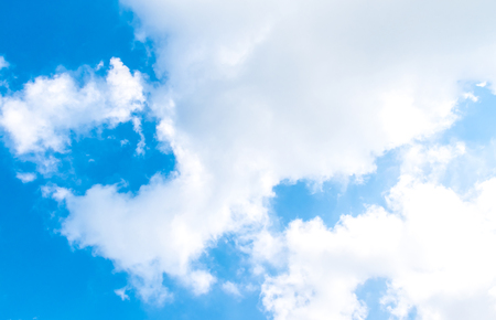 blue sky with cloudの写真素材