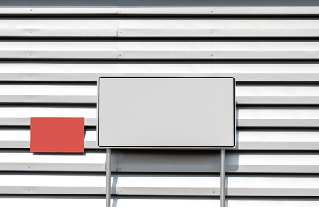 billboard blank for outdoor advertising posterの写真素材