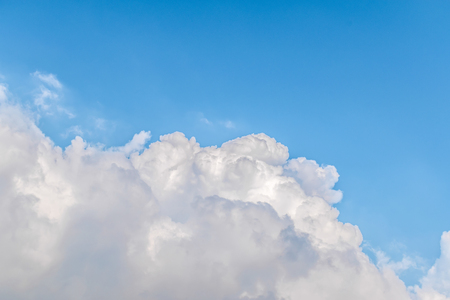 blue sky with cloudの写真素材