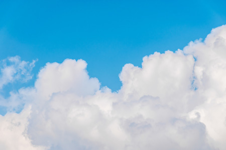 blue sky with cloudの写真素材