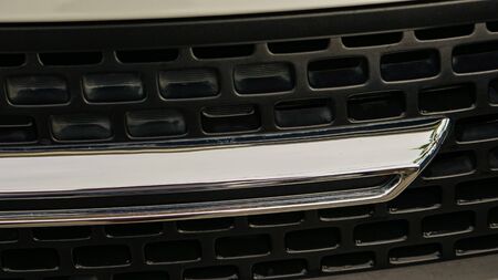 Close up the bumper of the carの写真素材