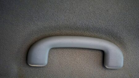 Passenger grip on the carの写真素材