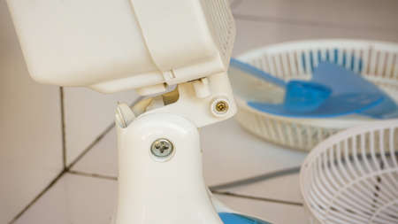 Close up part of the fan