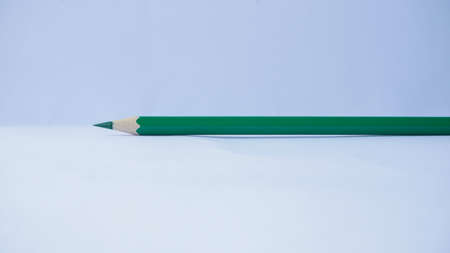 Close up color pencil with a white backgroundの写真素材