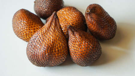 Close up of snake fruit on the table