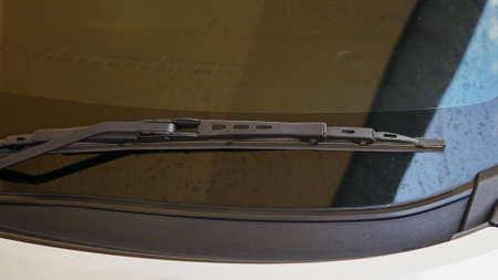 Close up part of a modern carの写真素材